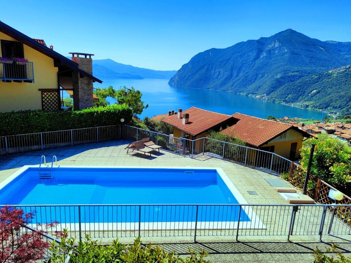 Happy Guest Apartments - Lake Panorama & Pool Riva di Solto Zewnętrze zdjęcie